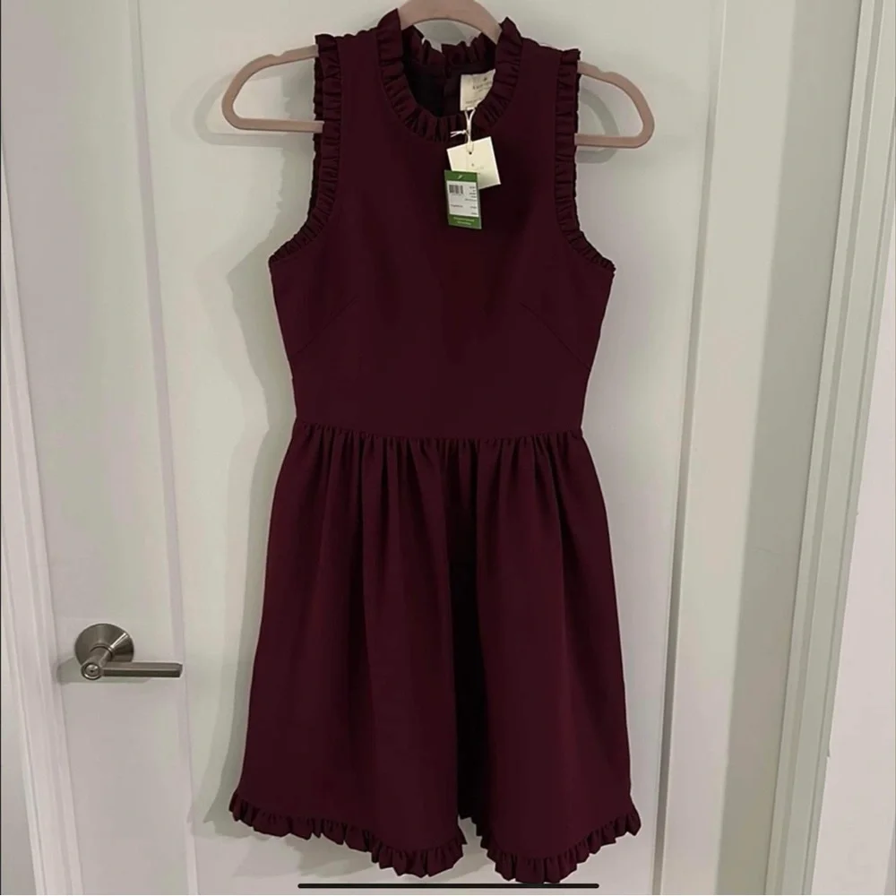 ✨🆕✨Brand New Kate Spade Ruffle Fit and Flare Dress